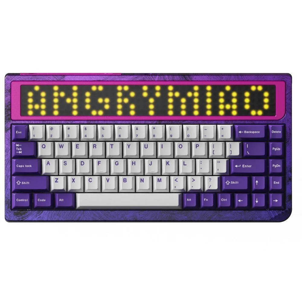 AngryMiao AM RGB65 기계식키보드, 보라색