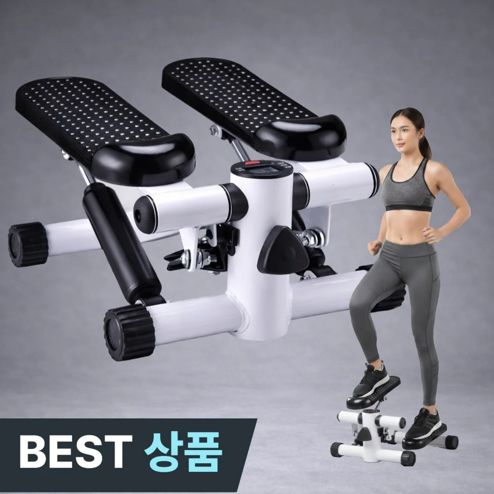 리코피 저소음 실내운동기구 전신 스텝퍼 스테퍼 스태퍼 운동기구, 화이트